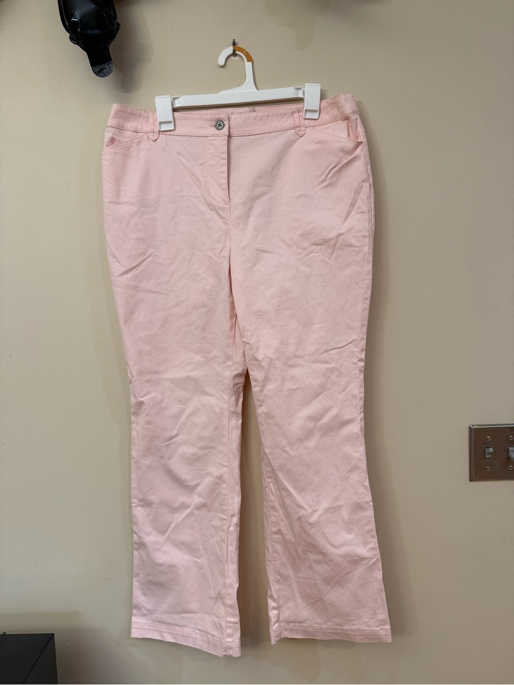 Women's Pink Straight-Leg Jeans
